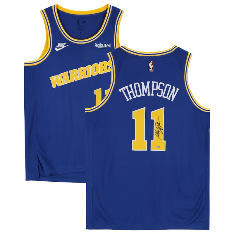 Klay thompson signed outlet jersey