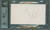 Red Wings Vyacheslav Kozlov Authentic Signed 3x5 Index Card BAS Slabbed 1
