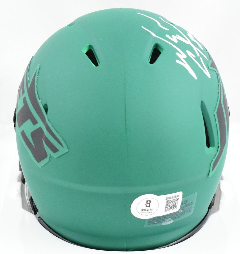 Wayne Chrebet Autographed New York Jets Rave Speed Mini Helmet