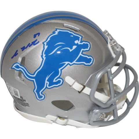 Sam LaPorta Autographed/Signed Detroit Lions Mini Helmet Beckett 43213