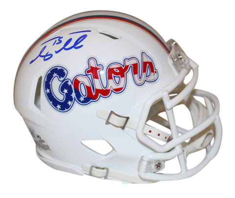 Tim Tebow Autographed Florida Gators Stars & Stripes Mini Helmet BAS 39687