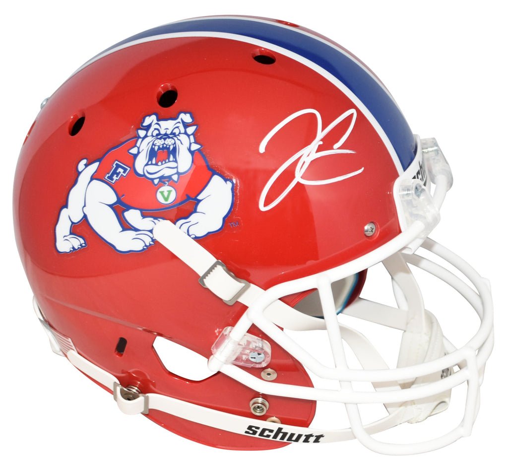 authentic fresno state football helmet Matte Black Mini Speed scale display helmet is perfect for all football fans and great for autographs Fresno State Bulldogs (2017-Current) Authentic
