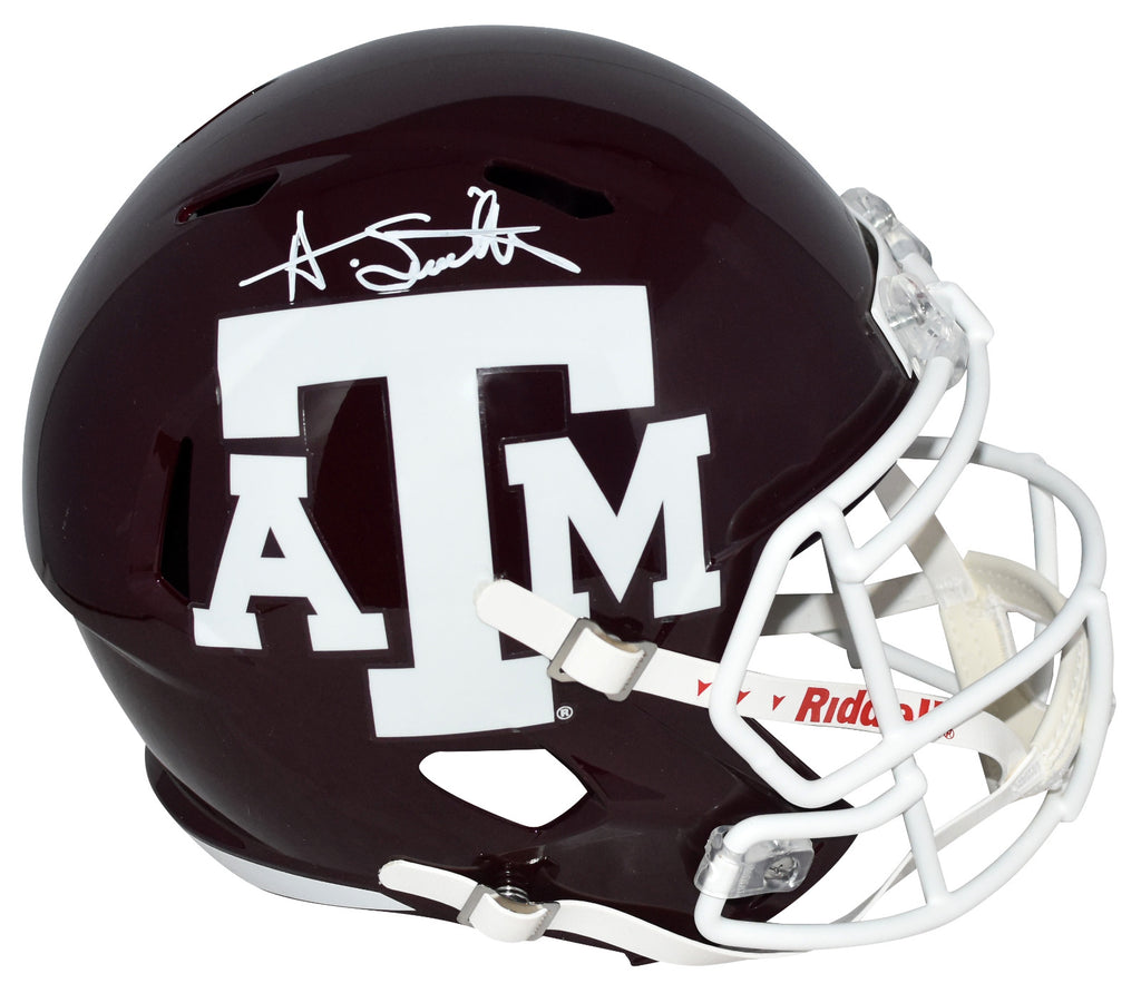 Texas A&M Aggies NCAA Riddell Speed Full Size Replica Football Helmet with Customizable Visor Texas A&M Aggies NCAA Riddell Speed Full Size Replica Football Helmet with Customizable Visor