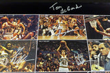 1978-79 NBA Champions Supersonics Auto Poster Photo 9 Sigs Fred Brown MCS 51046