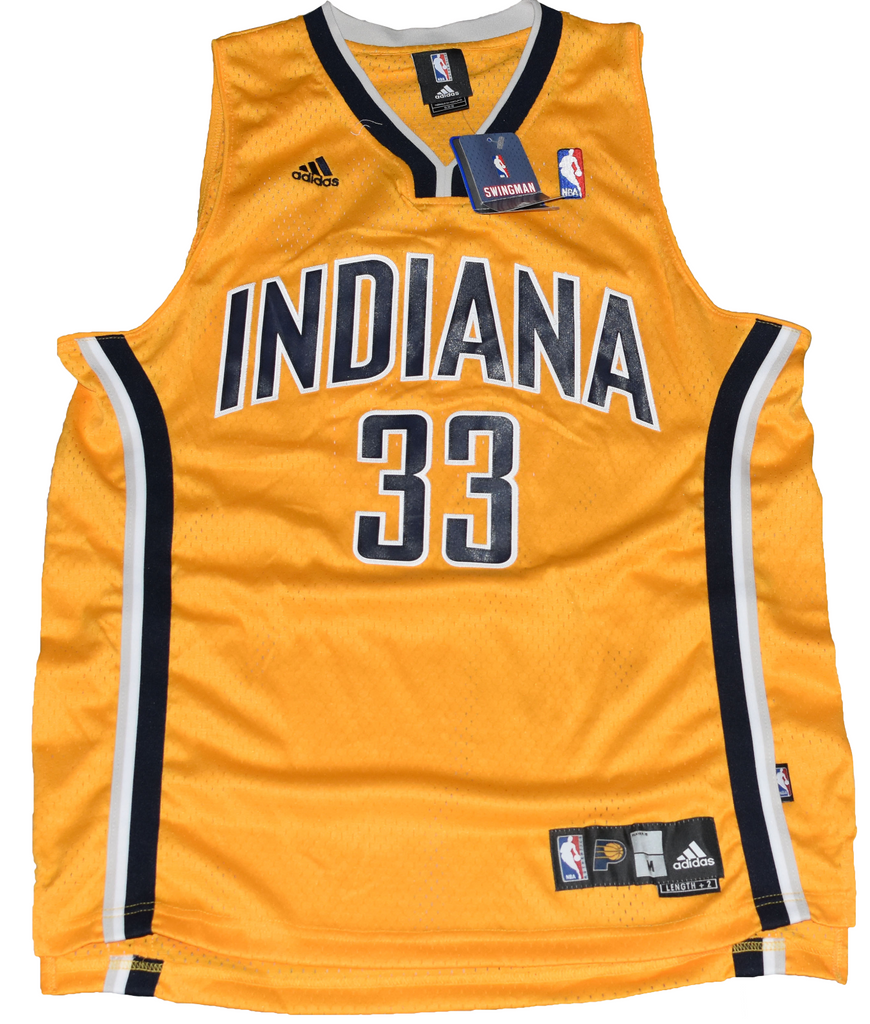 DANNY GRANGER AUTOGRAPHED INDIANA PACERS #33 ADIDAS SWINGMAN