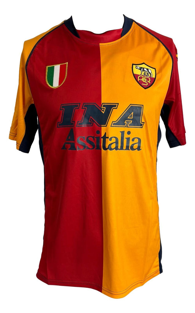 Francesco Totti Signed AS Roma Kappa Soccer Jersey BAS – Super