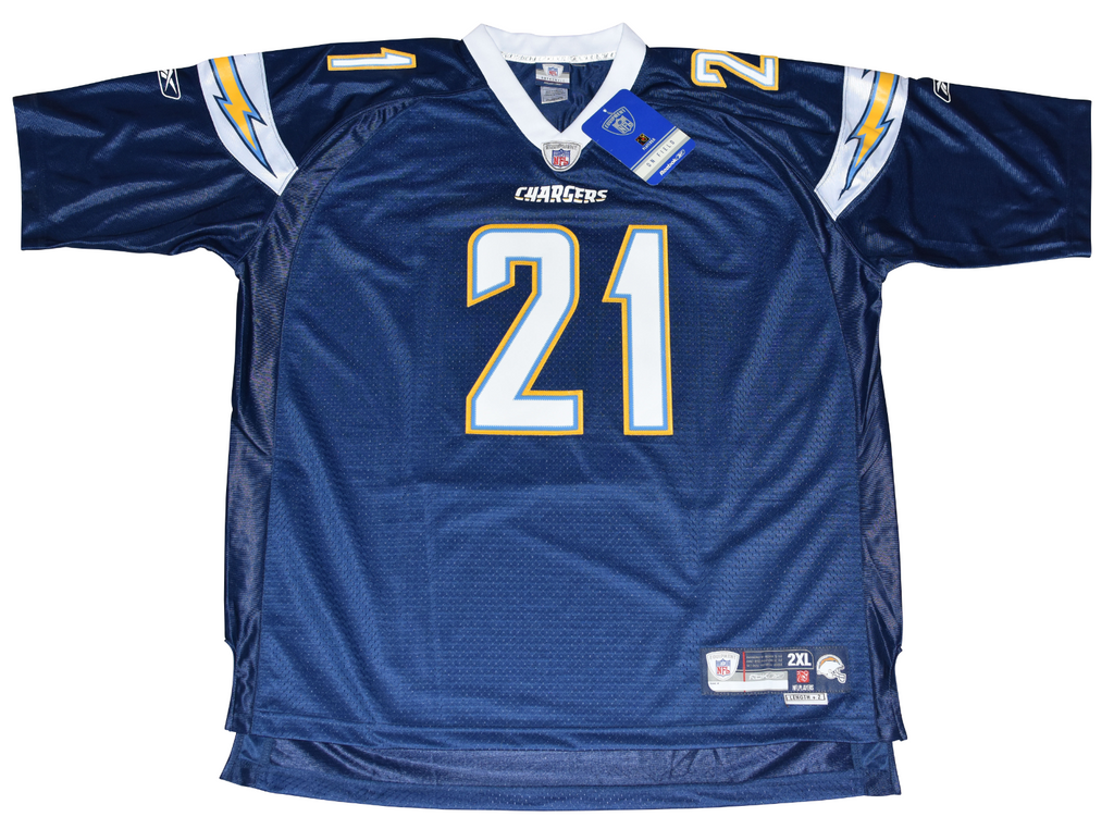 LADAINIAN TOMLINSON SIGNED SAN DIEGO CHARGERS #21 REEBOK PREMIER