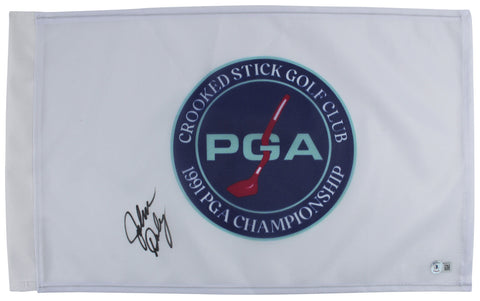 John Daly Authentic Signed PGA Championship Pin Flag Autographed BAS
