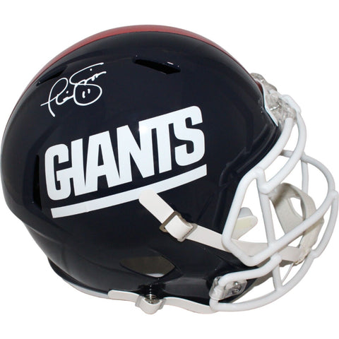 Phill Simms Autographed/Signed New York Giants F/S Helmet TB Beckett 43245