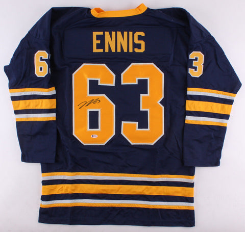 Tyler Ennis Signed Buffalo Sabres Jersey (Beckett COA) NHL Career 2009-present
