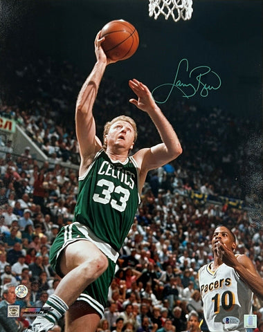 Larry Bird Boston Celtics Signed Autographed 16x20 Photo Bird Hologram BAS