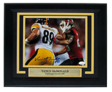 Vance McDonald Steelers Signed/Autographed 8x10 Color Photo Framed JSA 140838