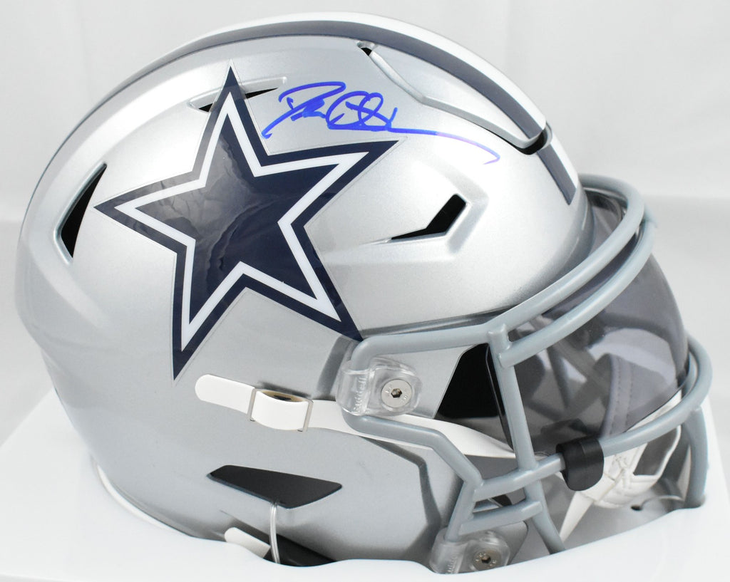 dallas cowboys riddell speedflex helmet Mid-Size field designs Deion Sanders Signed Dallas Cowboys
