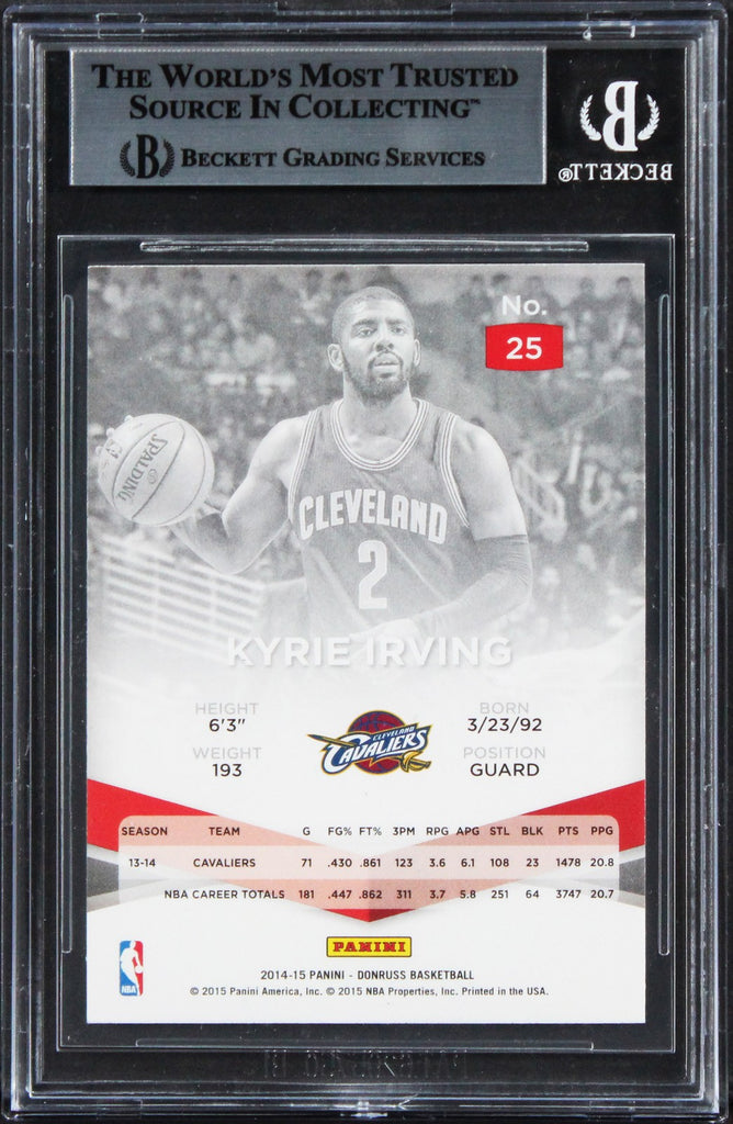 Cavaliers Kyrie Irving Authentic Signed 2014 Elite #25 Card BAS