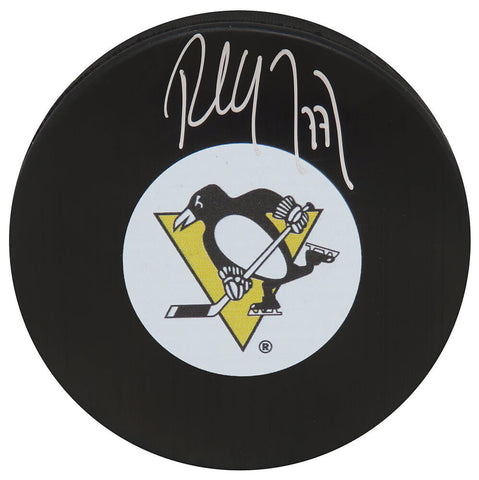 Paul Coffey Signed Pittsburgh Penguins Logo Hockey Puck - (SCHWARTZ SPORTS COA)