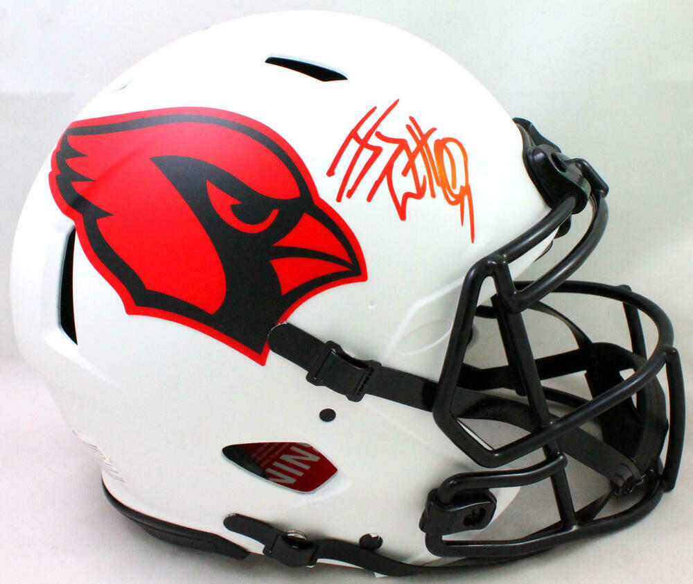 arizona football helmet JJ Watt Autographed Arizona Cardinals F/S Lunar Authentic Helmet