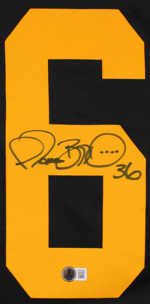 Steelers Jerome Bettis Signed Black Color Rush Nike Limited Jersey
