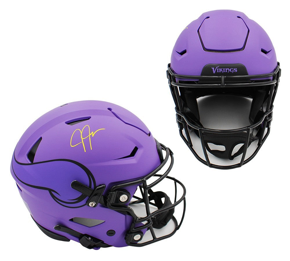 minnesota vikings speedflex helmet Justin Jefferson Signed Minnesota Vikings Speed Flex Authentic Rave NF – Super Sports Center