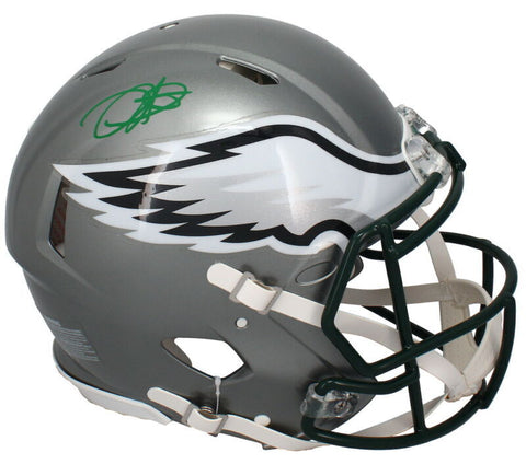 JALEN HURTS Autographed Eagles Authentic Speed Flash Helmet FANATICS