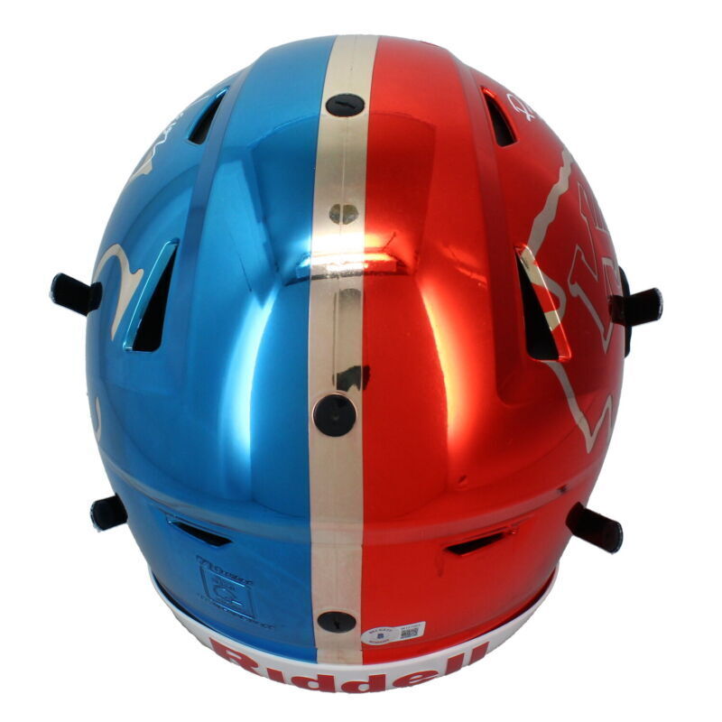 bo jackson royals football helmet Patrick Mahomes / Bo Jackson Autographed Chromed Speed Flex Helmet Bec –  Super Sports Center