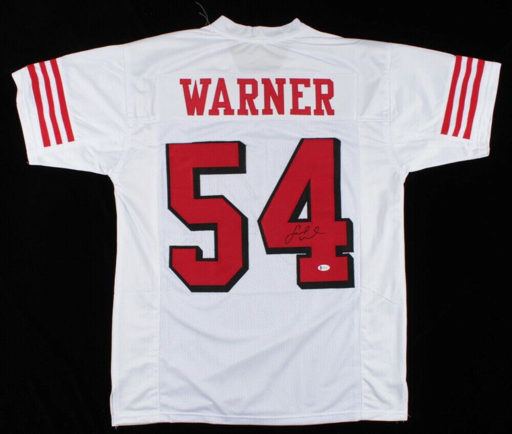 Fred Warner 49ers Men's Jersey – White, Fully Stitched, Fan Replica