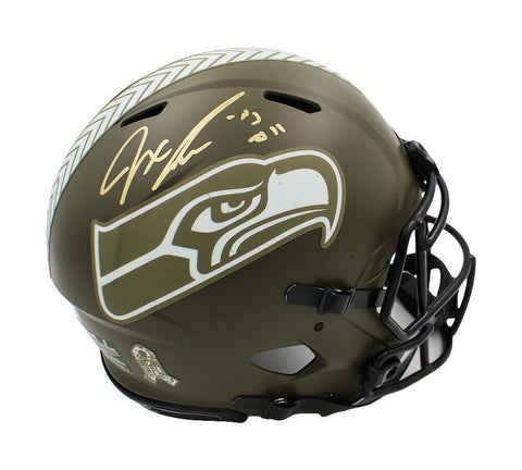 Jaxon Smith-Njigba Signed Seattle Seahawks Speed Authentic STS NFL Helmet