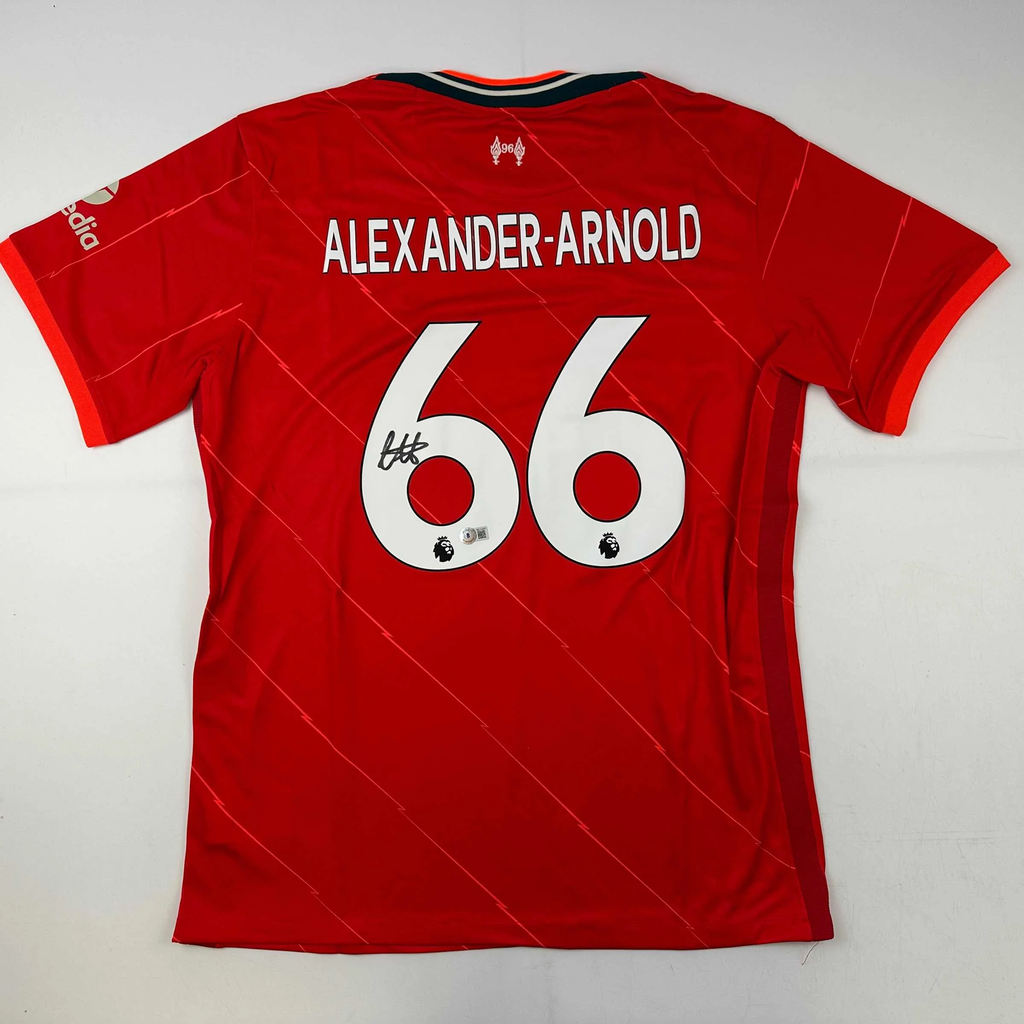 Autographed/Signed Trent Alexander Arnold Liverpool 2021-22 Red Autographed/Signed Trent Alexander Arnold Liverpool 2021-22 Red