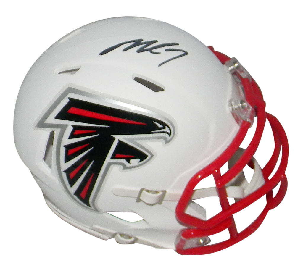 MICHAEL VICK AUTOGRAPHED SIGNED ATLANTA FALCONS WHITE SPEED MINI HELME – Super Sports Center