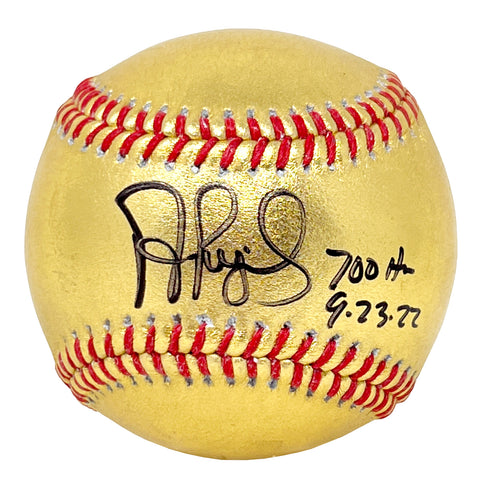Albert Pujols Cardinals Signed 700 HR 9-23-22 Ins Gold Official MLB Baseball BAS