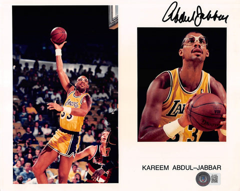 Lakers Kareem Abdul-Jabbar Authentic Signed 8x10 Photo Autographed BAS #BL44860
