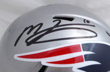 Mac Jones Autographed Signed Patriots Full Size Speed Helmet Beckett QR #BH52441