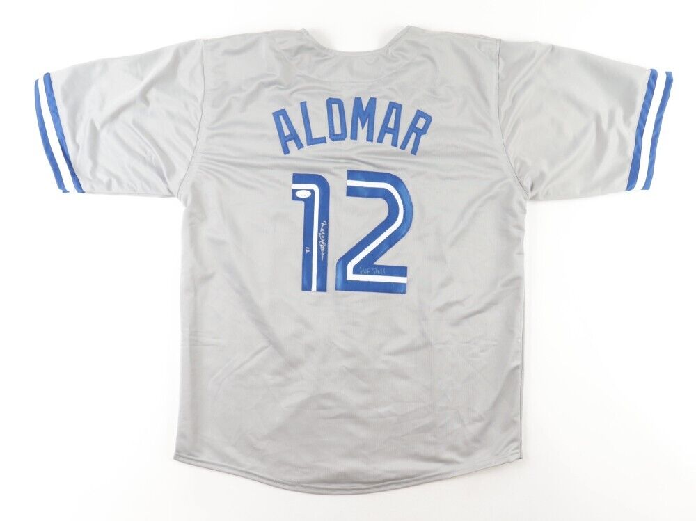 Roberto Alomar Signed Toronto Blue Jays Jersey (JSA COA) 12xAll