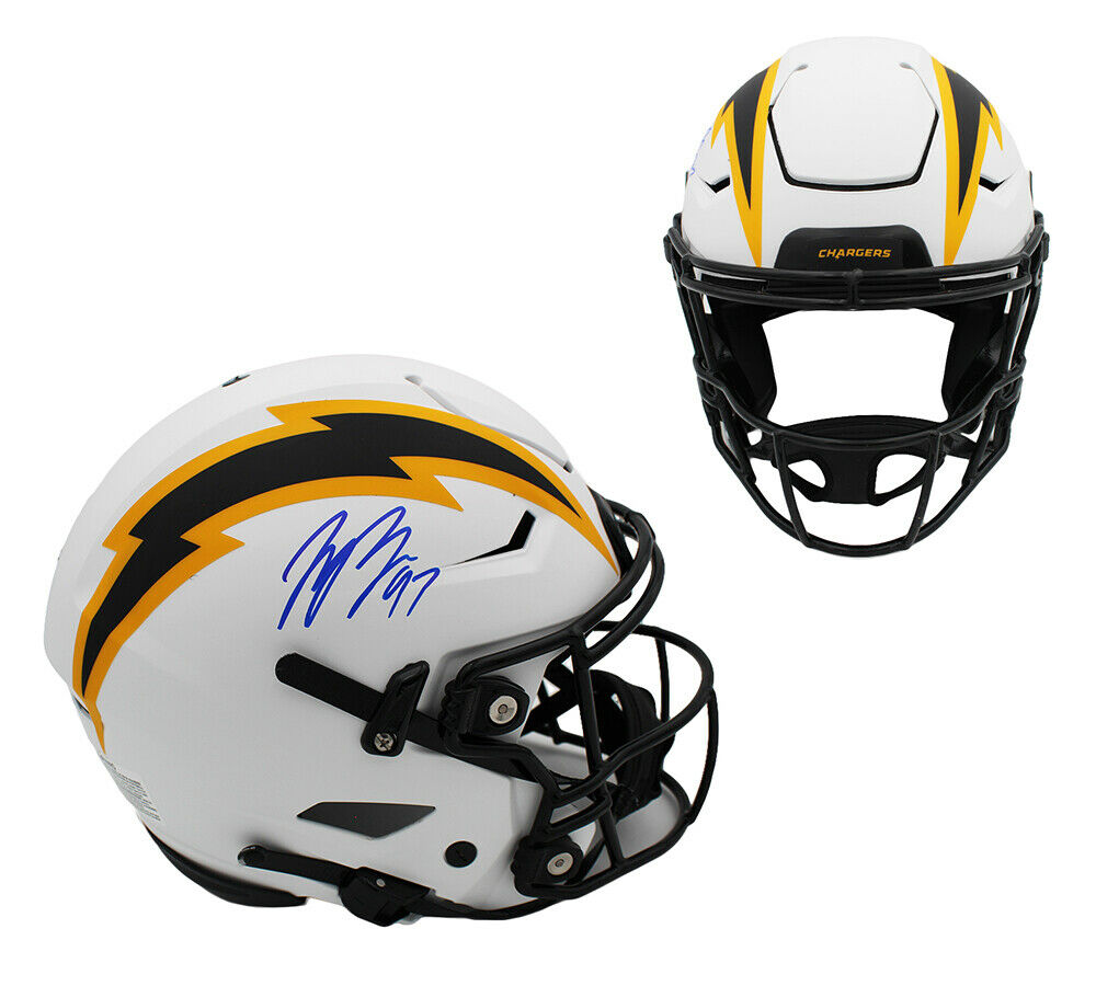 chargers speedflex helmet Joey Bosa Signed Los Angeles Chargers Speed Flex Authentic Lunar NFL H – Super Sports Center