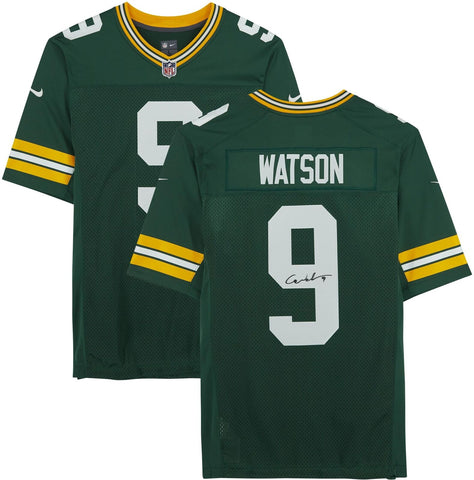 Christian Watson Green Bay Packers Autographed Green Nike Limited Jersey