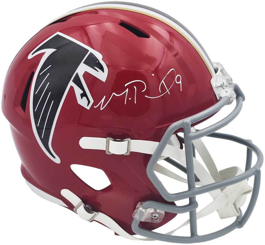 MICHAEL PENIX JR. AUTOGRAPHED FALCONS 1966-69 THROWBACK FULL SIZE HELM – Super Sports Center