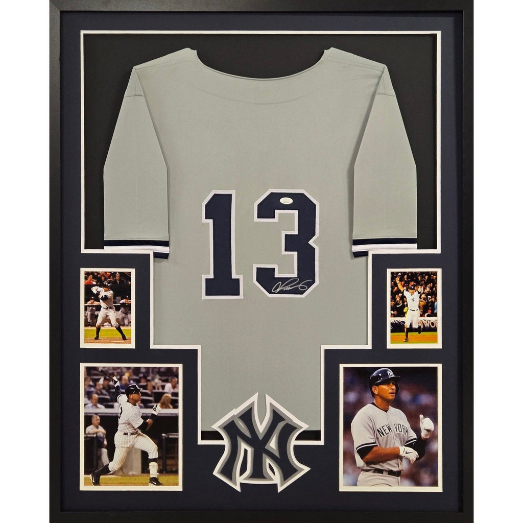 Framed Jersey Alex Rodriguez Autographed Jersey Alex Rodriguez
