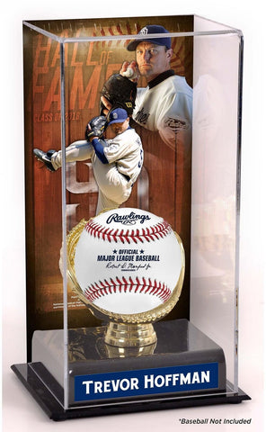 Trevor Hoffman San Diego Padres Hall of Fame Sublimated Display Case with Image