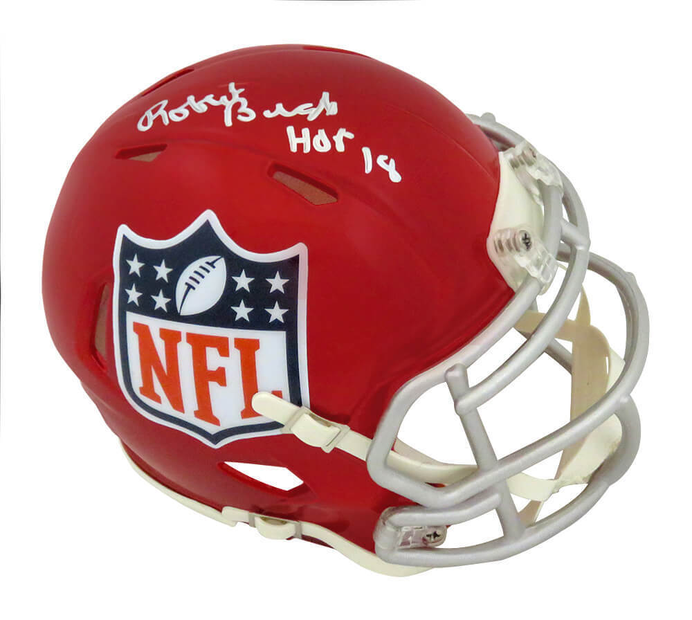 Robert Brazile Signed NFL Logo FLASH Riddell Speed Mini Helmet w/HOF'1 – Super Sports Center Robert Brazile Signed NFL Logo FLASH Riddell Speed Mini Helmet w/HOF'1 – Super Sports Center