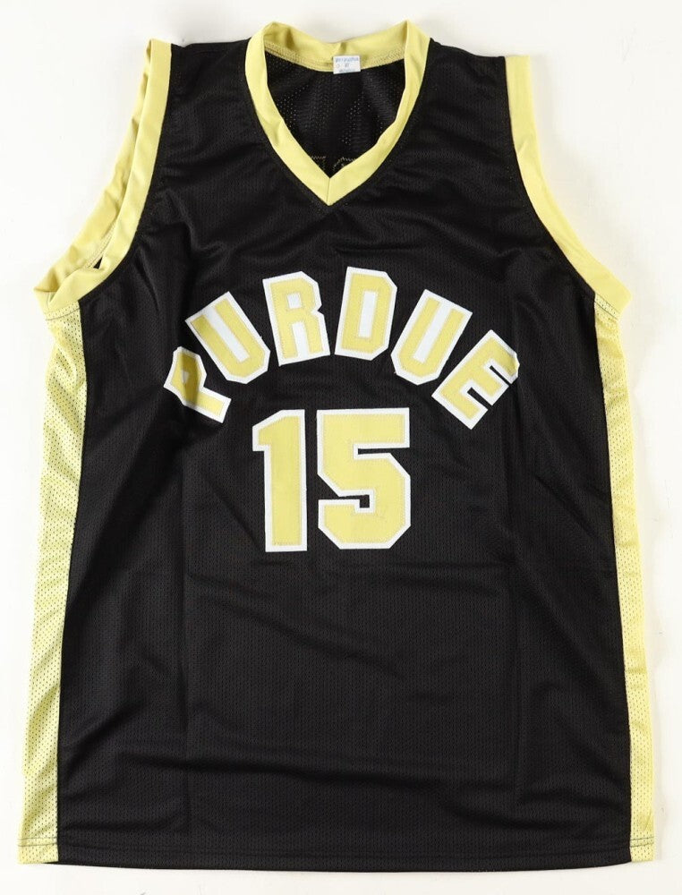 Zach Edey Signed Purdue Boilermakers Jersey (Beckett) 2024 Memphis