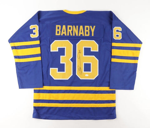Matthew Barnaby Signed Buffalo Sabres Jersey (JSA COA) NHL Career 1992-2007