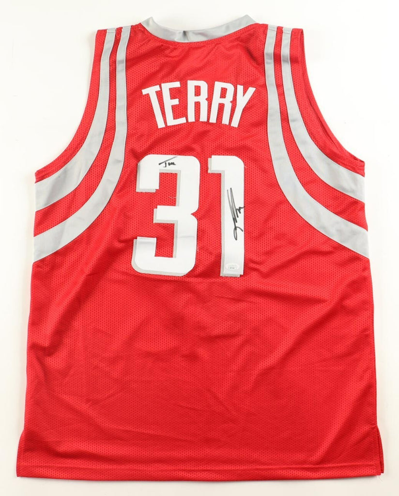 Jason Terry Signed Houston Rockets Jersey Inscribed