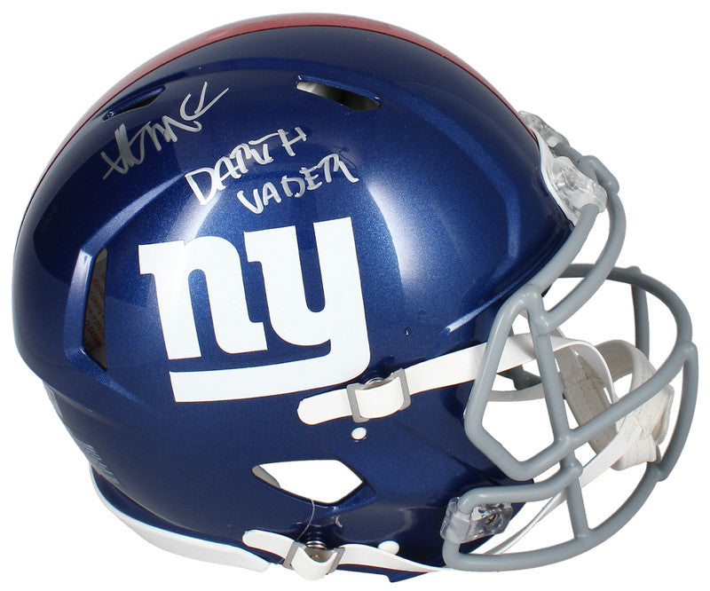 Autographed Abdul Carter New York Giants Riddell Speed Authentic Helmet with Darth Vader Inscription