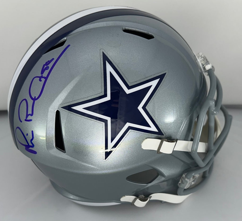 Cowboys HOF'er MICHAEL IRVIN Signed Full Size Speed Replica Helmet AUT ...