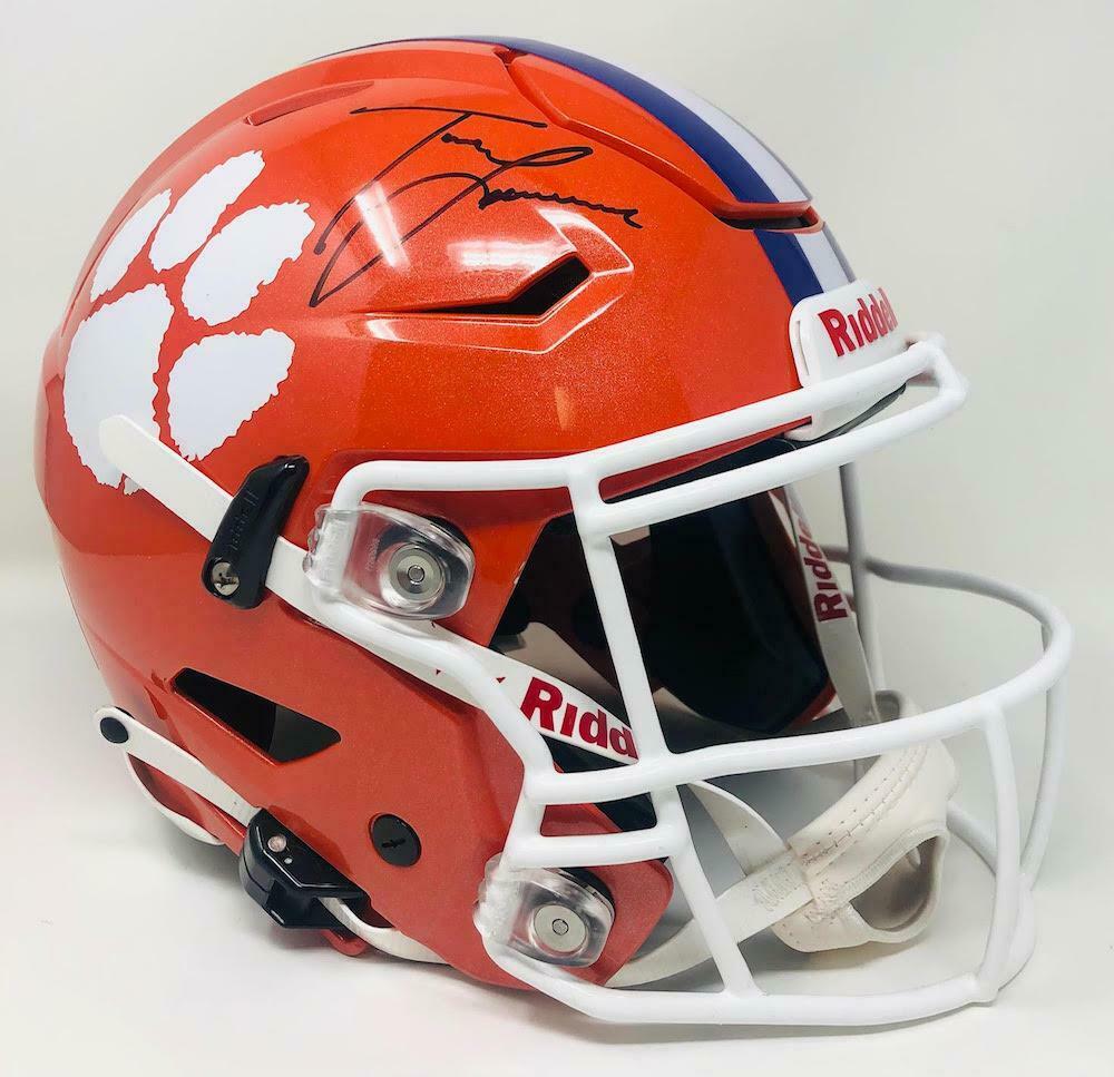 TREVOR LAWRENCE Autographed Clemson Tigers Speed Flex Helmet FANATICS – Super Sports Center