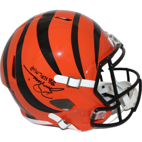 Boomer Esiason Signed Cincinnati Bengals F/S Helmet 88 MVP BAS 43104