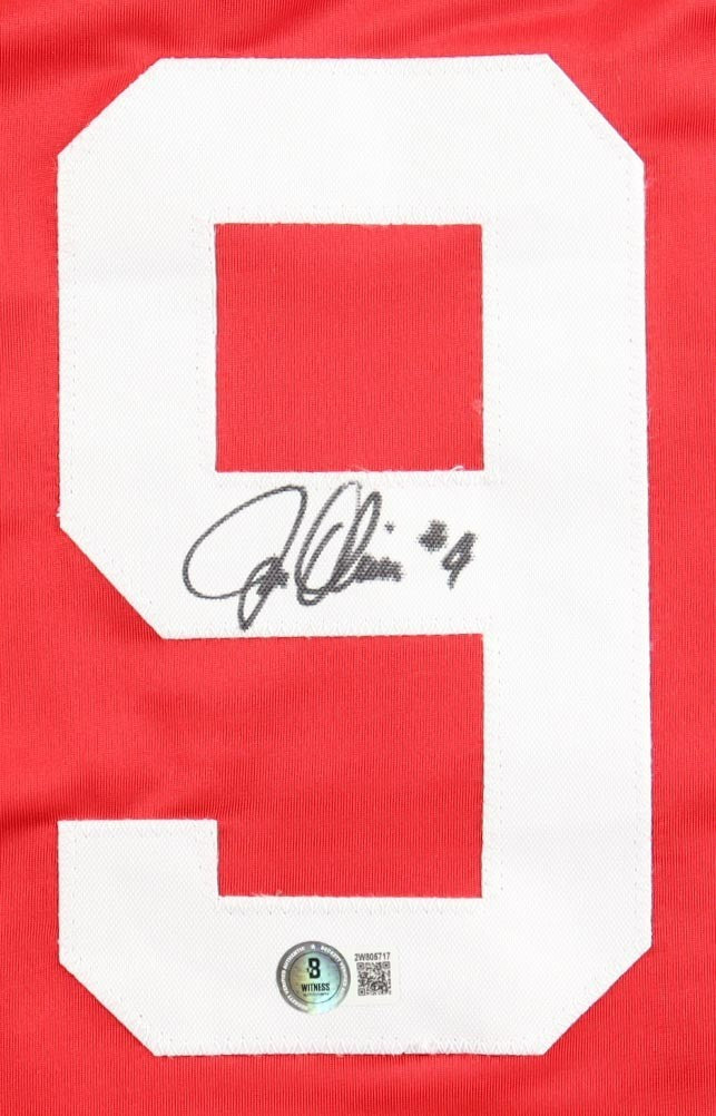 Joe Oliver Signed Cincinnati Reds Jersey (Beckett) 1990 World