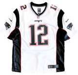 Tom Brady New England Patriots Signed Nike White Game Jersey Fanatics