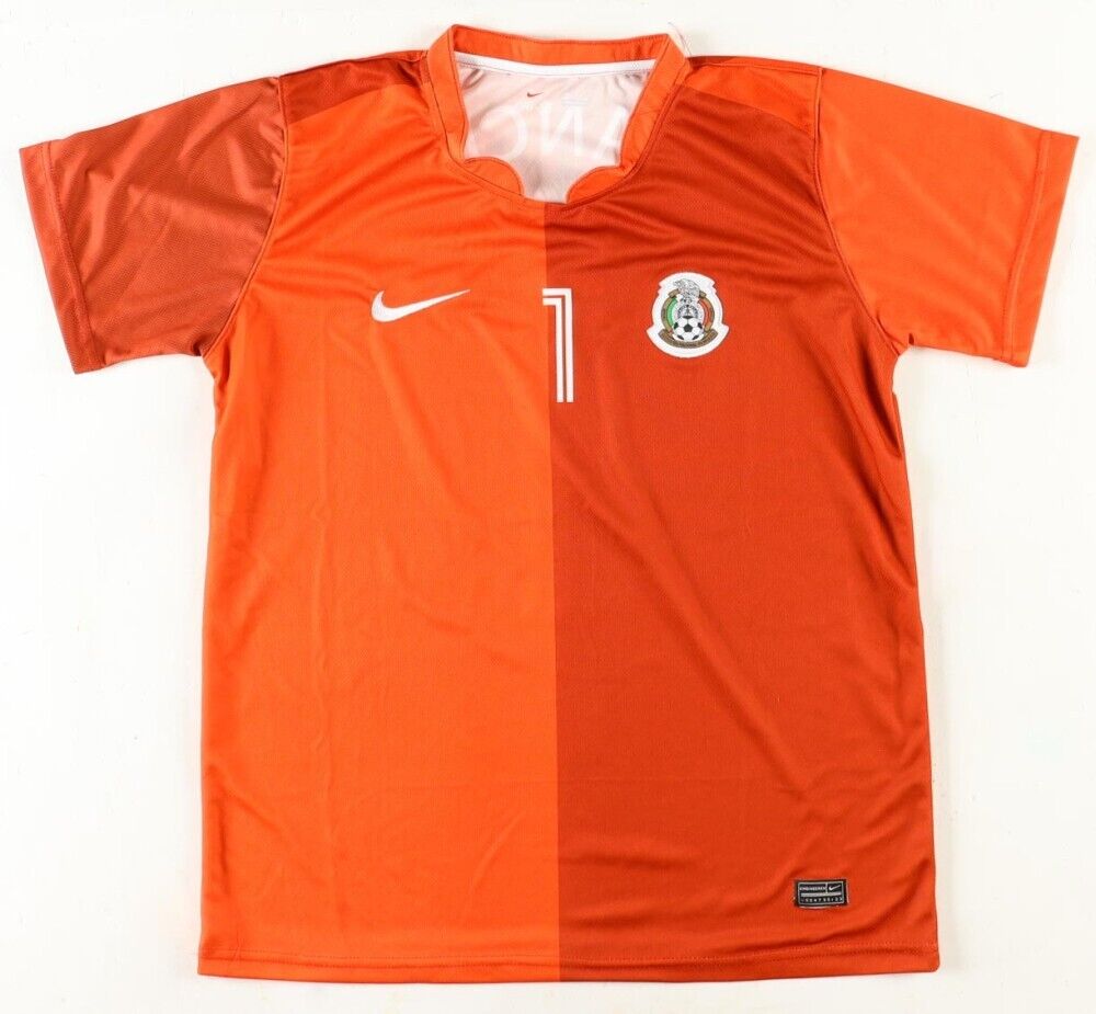 Oswaldo Sanchez Signed Team Mexico Jersey Inscribed Mexico (JSA