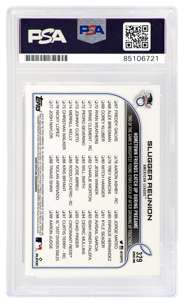 Vladimir Guerrero Jr & Wander Franco Signed 2022 Topps Slugger