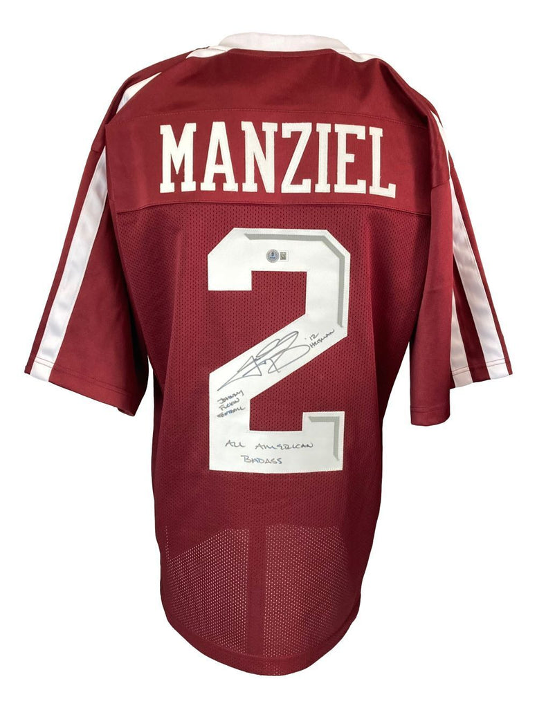 Johnny Manziel Texas A&M Signed College Football Jersey w/ Insc
